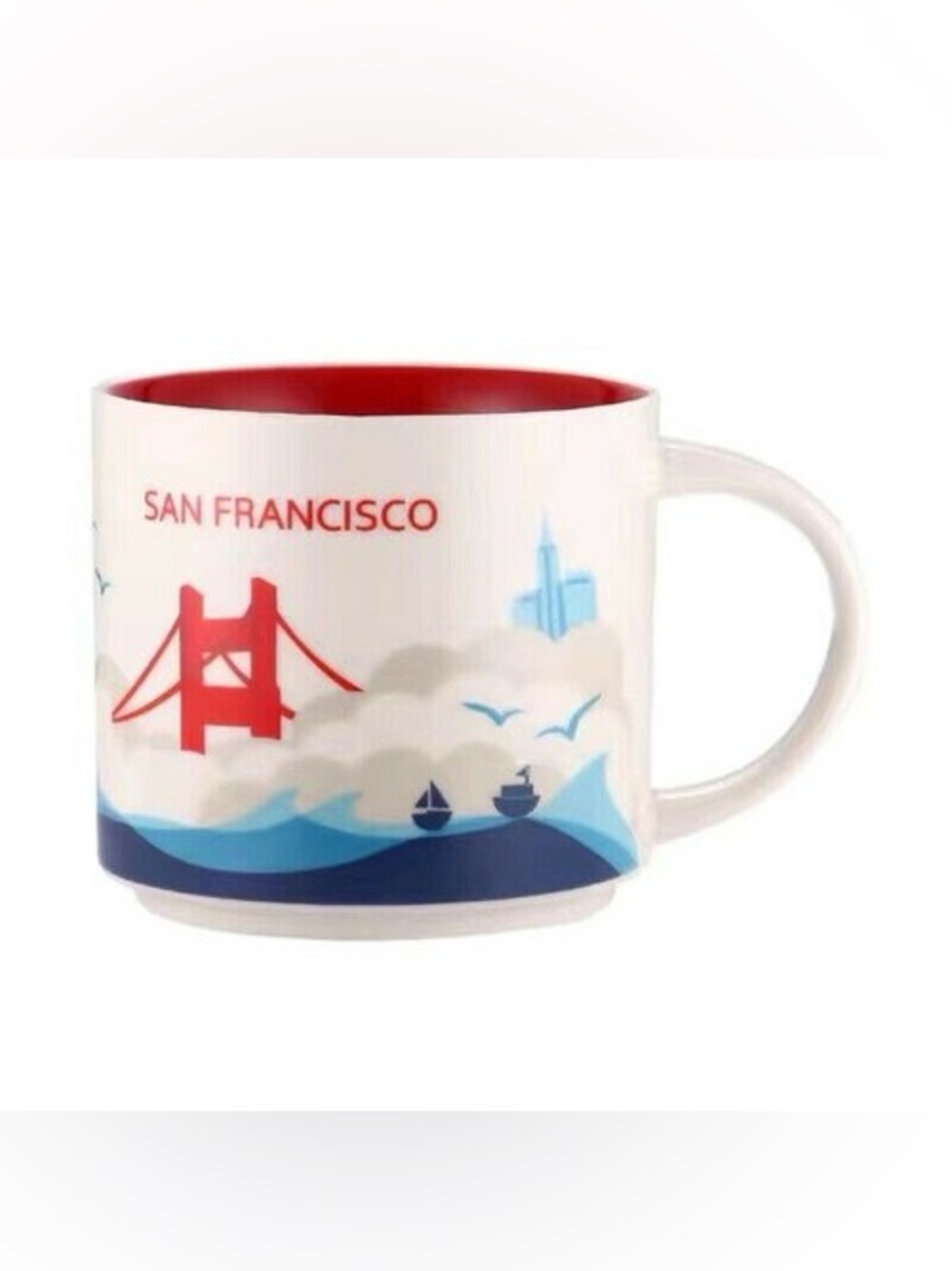 Starbucks YOU ARE HERE San Fransisco 14 oz Ceramic Mug